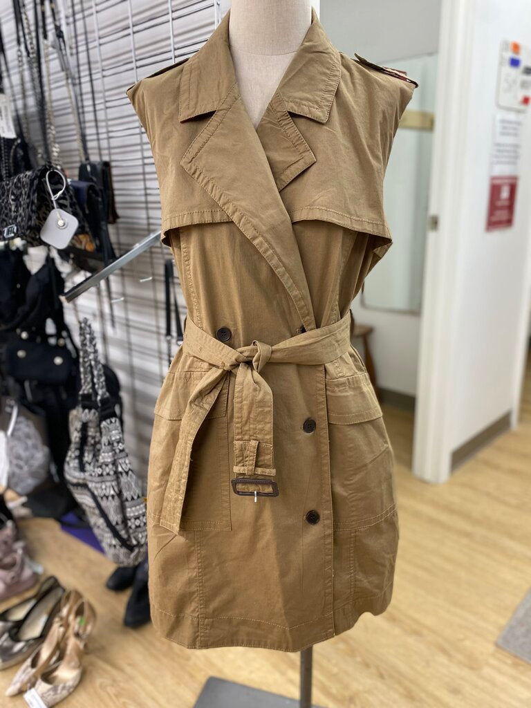 Banana Republic long cargo vest Lp