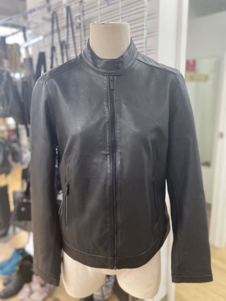 Simons leather jacket NWT M