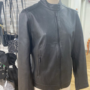 Simons leather jacket NWT M