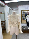 Zara crochet detail top L