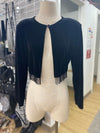 R&K vintage Evening beaded fringe shrug 6p