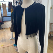 Load image into Gallery viewer, R&amp;K vintage Evening beaded fringe shrug 6p
