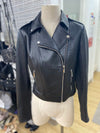 Danier moto leather jacket XS