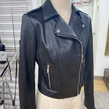 Load image into Gallery viewer, Danier moto leather jacket XS
