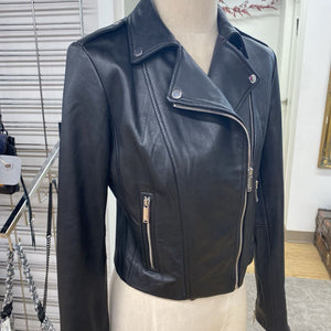 Danier moto leather jacket XS