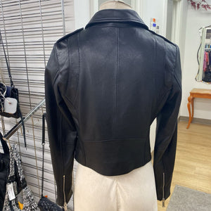 Danier moto leather jacket XS
