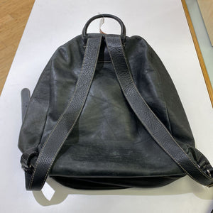 Roots leather backpack