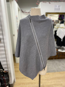Lululemon asymmetrical zipper merino wool shawl O/S