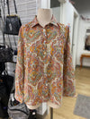 Talbots paisley top 14