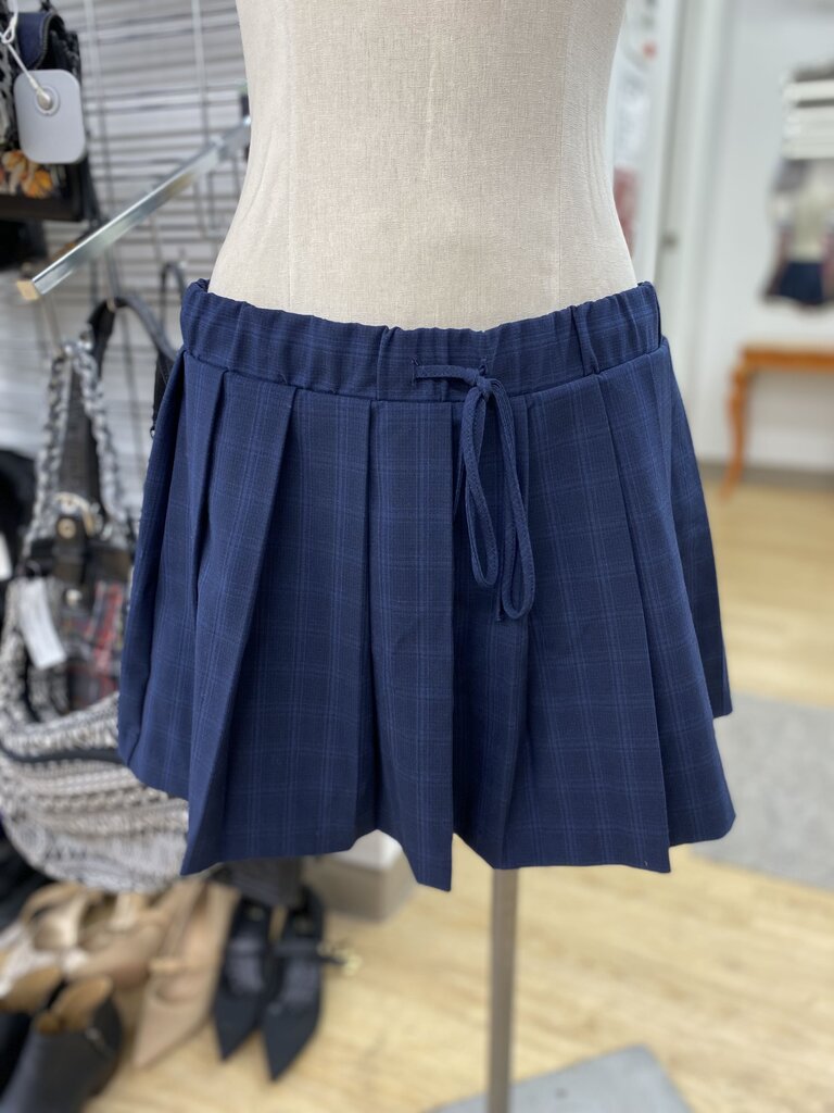 Zara plaid mini-skirt L