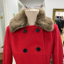 Load image into Gallery viewer, Banana Republic (outlet) light wool/blend coat w removeable collar S
