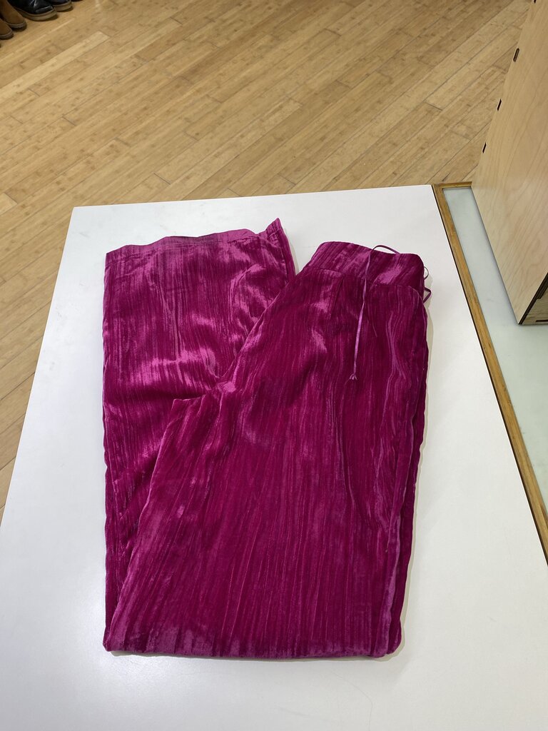 Nasty Gal crushed velvet pants 2