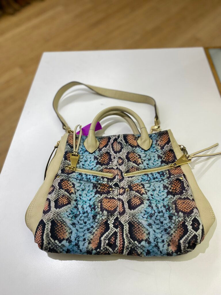 Aimee Kestenberg leather trim handbag