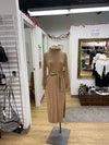 Babaton wool/blend knit dress M
