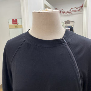 Theory asymmetrical zipper top S