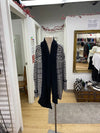 Line alpaca/wool/blend open cardi XS