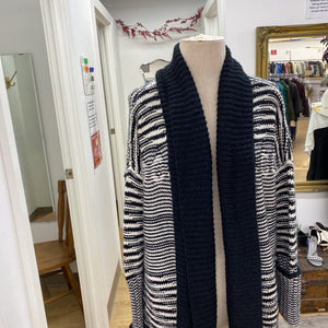Line alpaca/wool/blend open cardi XS