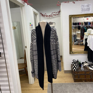 Line alpaca/wool/blend open cardi XS