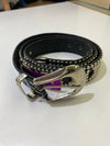 Vintage leather studded belt