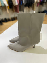 Load image into Gallery viewer, H&amp;M pleather kitten heel boots NWOT 7
