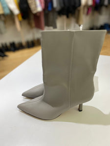 H&M pleather kitten heel boots NWOT 7