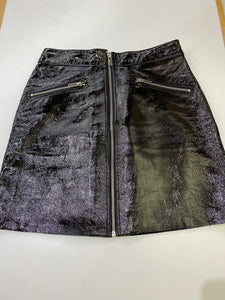 Maje Pleather Skirt 38