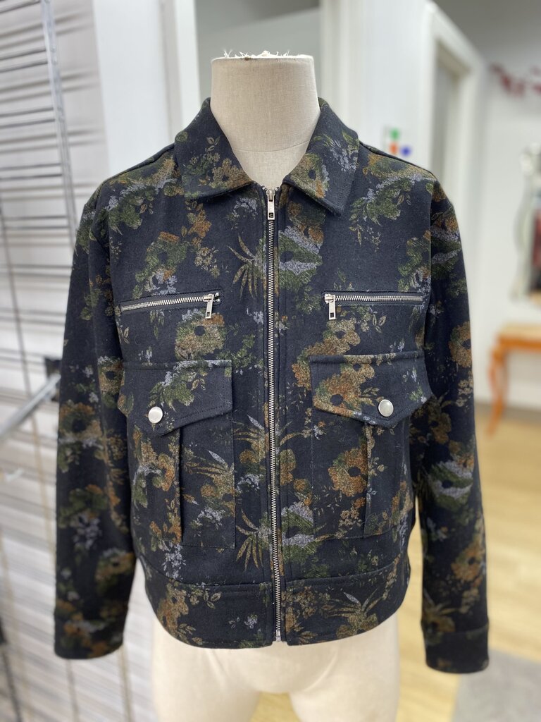 Jac Dale floral jacket XL