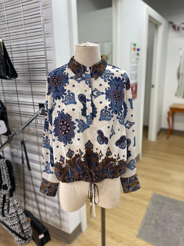 Melanie Lyne tie waist popover top 8