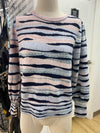 Nic & Zoe cotton/blend puff sleeve sweater M