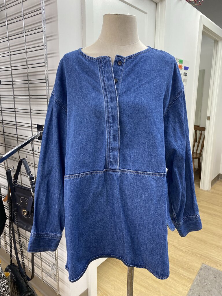 H&M denim tunic XL