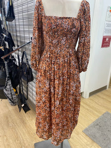 Mink Pink smocked dress S