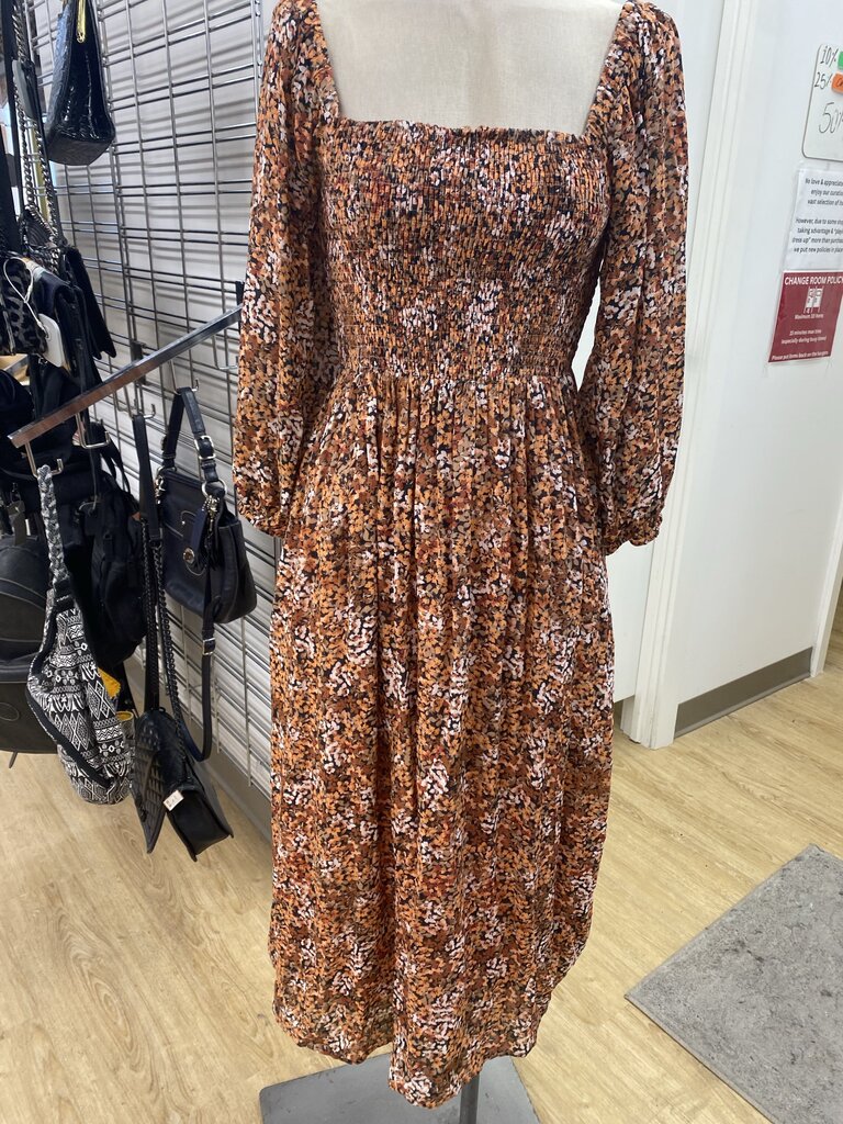 Mink Pink smocked dress S