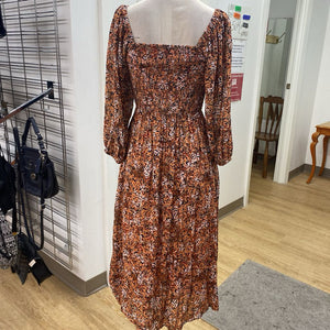 Mink Pink smocked dress S