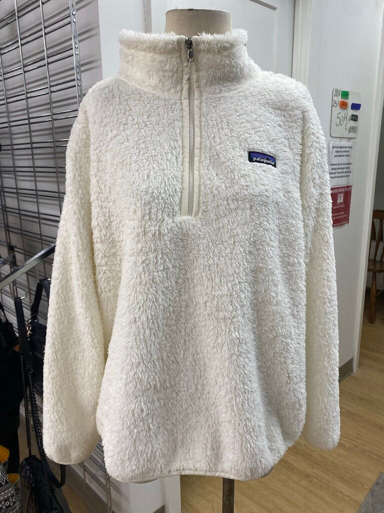 Patagonia fuzzy 1/4 zip sweater XL