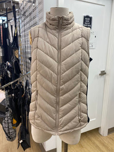 Calvin Klein quilted/knit vest S