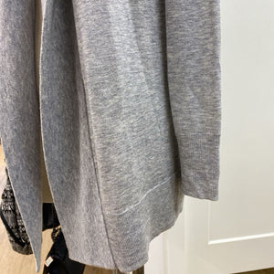 Eileen Fisher alpaca/merino wool/tencel open cardi L