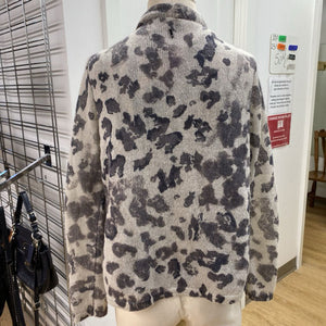 Lucia mohair/blend lined open cardi 10