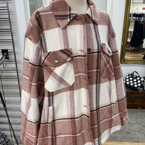 Levis plaid wool/blend jacket XL