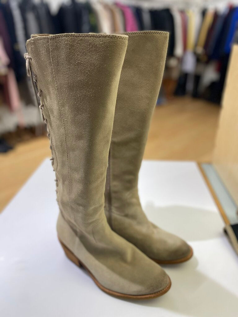 Sofft Sharnell waterproof suede tall boots NWOT 8.5