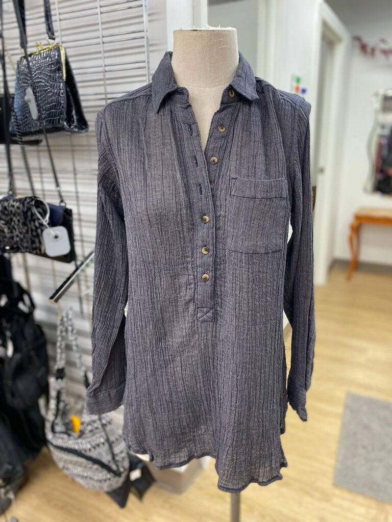 Roots crinkled top S