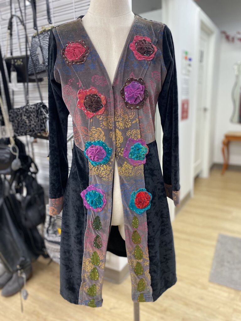 Leopards & Roses Velour XS/S