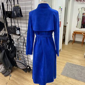 French Connection faux suede Coat L NWT