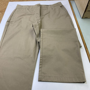 Lands End wide leg khakis 12