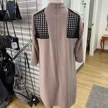 Load image into Gallery viewer, Eve Gravel mesh detail dress S
