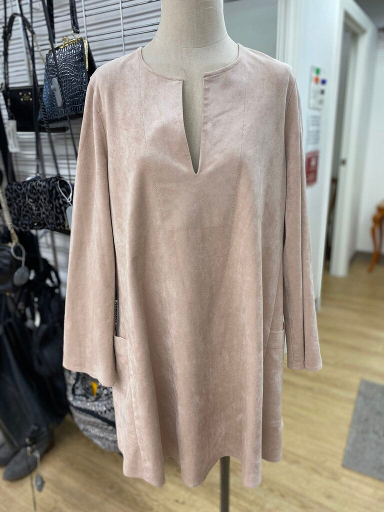 BCBG Max Azria microsuede dress M
