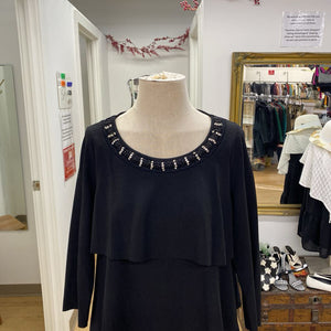 Rinascimento tiered ruffle dress L