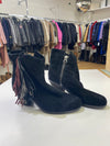 Sam Edelman fringe suede boots 7