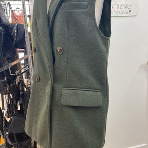 Zara double breasted long vest M