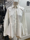 Sara Campbell Peplum cotton top NWT 6