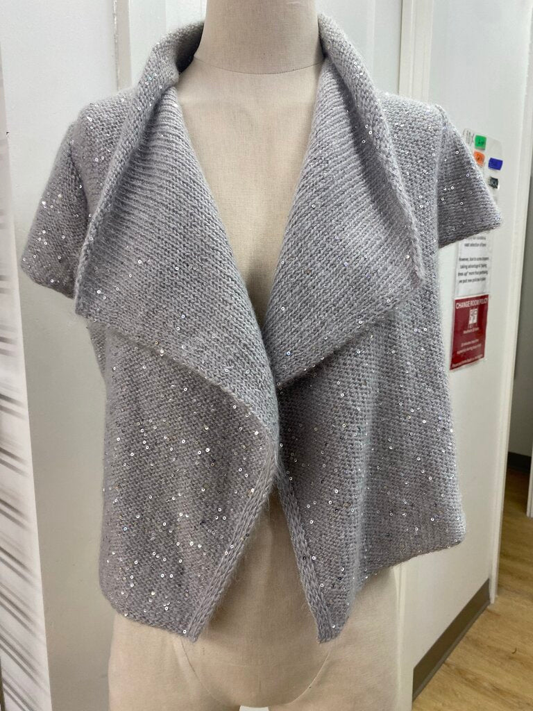 Luisa Cerano mohair/wool/blend/sequins open cardi 6